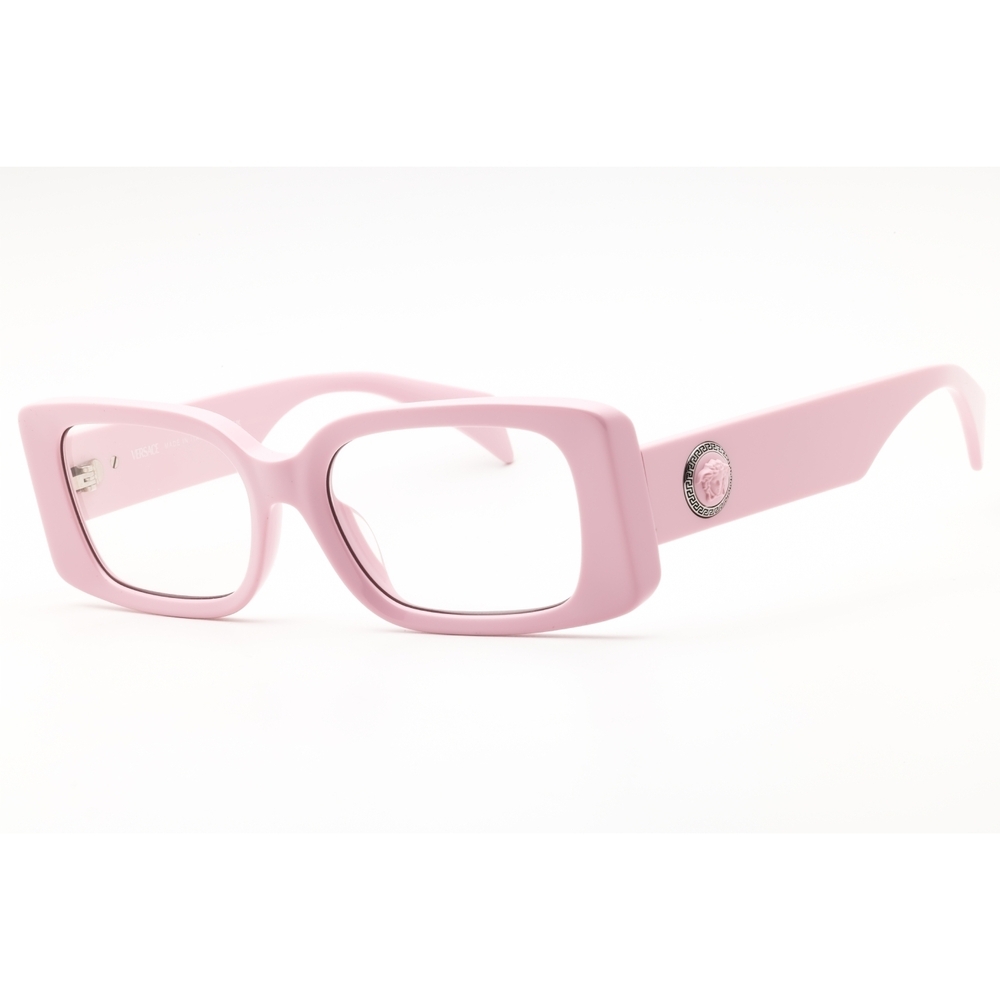 NWT Versace VE3362U Pink Rectangle 53mm Eyeglasses